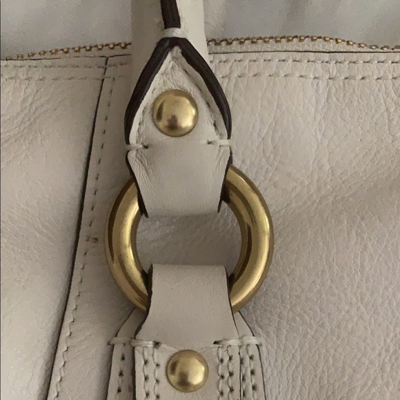 Coach cream color bag (authentic) paid $299 - Picture 10 of 13